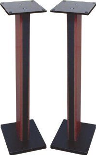 American Recorder Technologies Studio Monitor Speaker Stand Pair Rosewood Musical Instruments