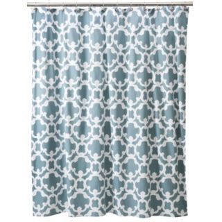 Threshold™ Grid Shower Curtain Home   Blue