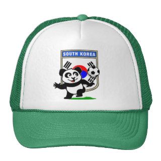 South Korea Football Panda Hat