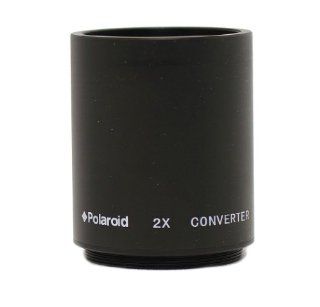Polaroid High Definition 2X Telephoto Converter for the Polaroid 650 1300mm, 500mm & 900mm SLR Lenses  Camera Lenses  Camera & Photo