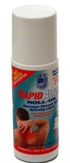 Rapid Alivio Roll On Pain Relieving 3 Oz   Rapid Relief   With Menthol & Capsaicin Hot Pepper Extract for Muscle, Joints, Arthritis Pain Reliever Health & Personal Care