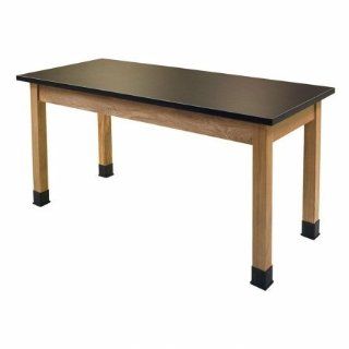 Phenolic Top and Plain Front Science Lab Table Size 36" H x 24" W x 54" D 
