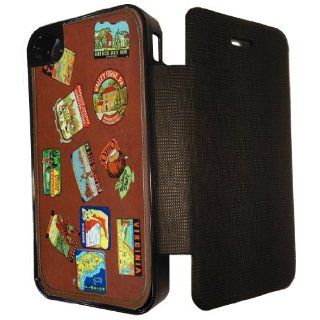 iPhone 5/5s Black Case Travel Stickers Suitcase Cell Phones & Accessories