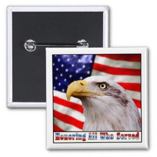 Honor Our Soldiers Veterans Day Button