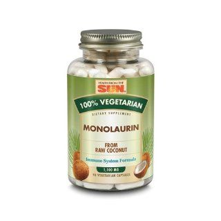 Health From The Sun, 100% Vegetarian Monolaurin, 90 Capvegi Kitchen & Dining