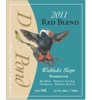 2011 Duck Pond Cellars Blend   Red Columbia Valley Desert Wind Vineyard 750 mL Wine
