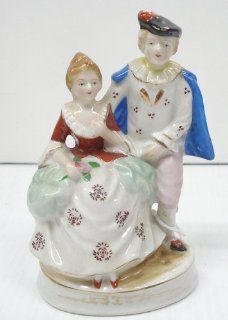 Vintage Very Rare Double Figurine of Romeo & Juliet Occupied Japan   Collectible Figurines