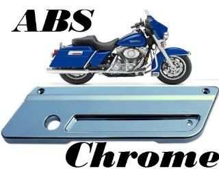 Pair of Latch Covers fits Harley Davidson hard saddl FLT FLHT chrome plated ABS Latches Automotive