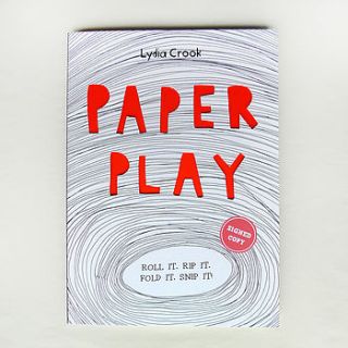 'paper play' activity book by lydia's paper shop