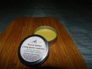 Wood & Bamboo Cutting Board / Block Conditioner   Beeswax & Mineral Oil. All Natural Food Grade / Safe 