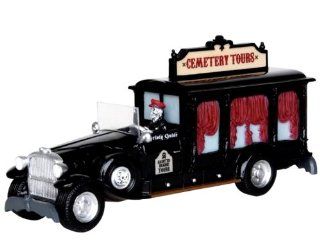 Lemax 23956 CEMETERY TOUR BUS SPOOKY TOWN Halloween Decor Accessories   Collectible Building Accessories