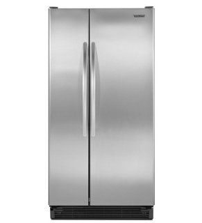 Kitchenaid KSRS22MWMS 32 3/4 Inch, 21.7 Cu. Ft. Standard Depth Side by Side Refrigerator Appliances