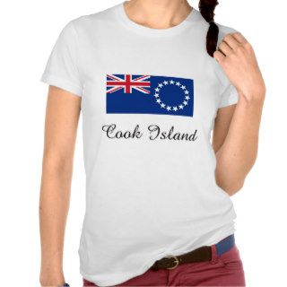 Cook Island Flag Design Shirts