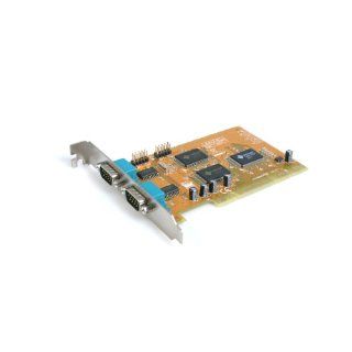 StarTech PCI2S650DV 2 Port Dual Voltage WHQL Approved Serial Card with Legacy Port Remap Function Electronics