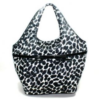 Kate Spade Large Tate Lindenwood Leopard Shoulder Bag (Black) #WKRU1631 Shoulder Handbags Shoes