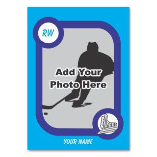 Retro Hockey Card Business Card Template