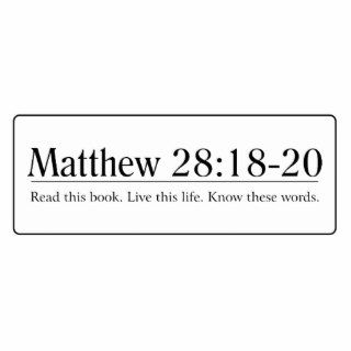 Read the Bible Matthew 2818 20 Photo Cut Outs