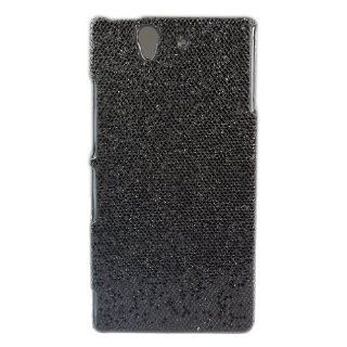 Hard Bling Skin Sparkle Case Cover for Sony Xperia Z L36h C660X C6602 C6603 Black + 1 gift Cell Phones & Accessories