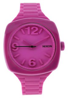 Nixon A265 644  Watches,Womens Shocking Pink Silicone Pink Dial, Casual Nixon Quartz Watches