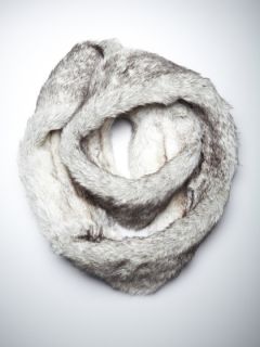 Knit/Faux Fur Infinity Scarf  by Hat Attack