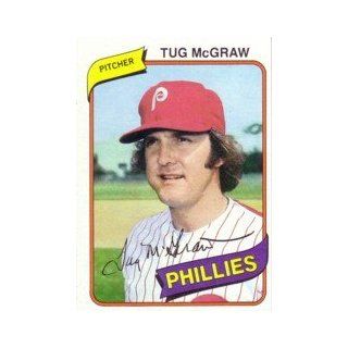 1980 Topps #655 Tug McGraw [Misc.]  Sports Related Trading Cards  Sports & Outdoors