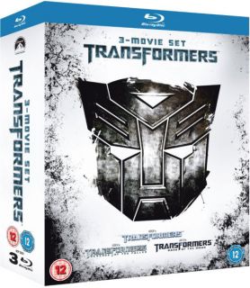 Transformers 1 3 Box Set (Includes Transformers 1, Transformers 2 Revenge of the Fallen and Transformers 3 Dark of the Moon)      Blu ray