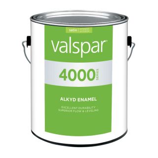 Valspar 126 fl oz Exterior Satin Pastel Base Oil Base Paint with Mildew Resistant Finish
