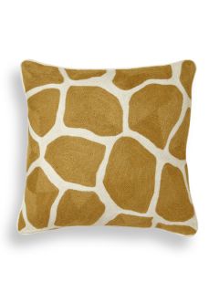 Giraffe Crewel Pillow Cover by a & R Cashmere