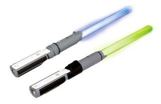 Official Star Wars Wii Anakin & Yoda Light Up Replica Lightsabers   Dueling Pack Video Games