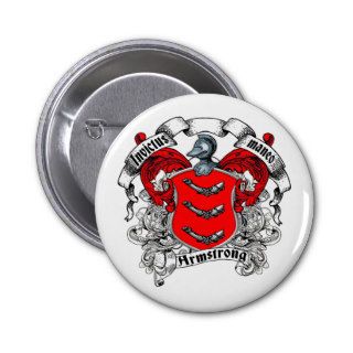 Armstrong Family Crest Pins
