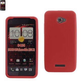 Silicone Protector Cover HTC DROID DNA /HTC DLX RED Cell Phones & Accessories