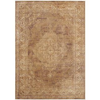 Safavieh Vintage Collection VTG112 660 3 Viscose Area Rug, 3 Feet by 5 Feet, Taupe  