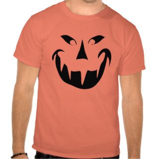 Evil Grin Pumpkin Halloween Shirt
