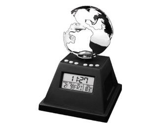 Shop Black and White Solar Powered Motion Globe Trotter Clock at the  Home D�cor Store. Find the latest styles with the lowest prices from Kito