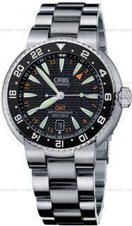Oris TT1 Divers GMT Date Mens Automatic Watch 668 7639 8454MB Oris Watches