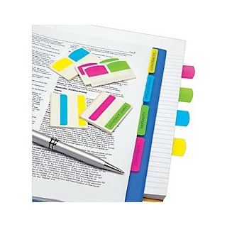 Redi Tag(R) Removable Index Tabs, Assorted Colors, 1 1/16In. X 1 1/4In., Pack Of 48  Binder Index Dividers 