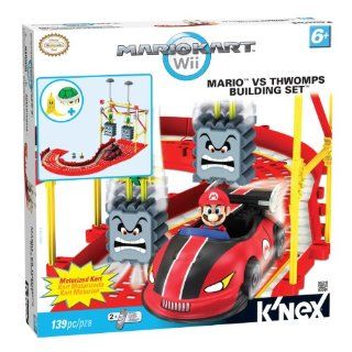 K'NEX Nintendo Mario Kart Wii Bowser's Castle Mario versus The Thwomps Building Set Toys & Games