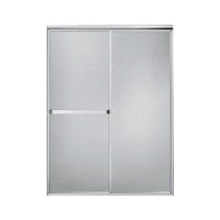 Sterling Plumbing 670B 59S Shower Door Bypass 70"H x 54 59"W Hammered Glass Silver   Shower Bases  