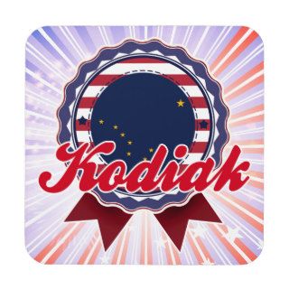 Kodiak, AK Beverage Coasters