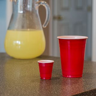 Lil Reds Tiny Plastic Party Cups