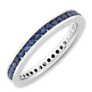 Stackable Expressions™ Lab Created Blue Sapphire Eternity Ring in