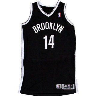 Shaun Livingston Jersey   Brooklyn Nets 2013 2014 Home Opener Game Used #14 Black and White Jersey (11/1/2013 vs. Miami) (L) (BKN00023) at 's Sports Collectibles Store