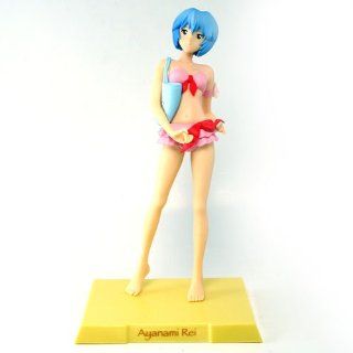 Neon Genesis Evangelion   Rei Ayanami Figures (Pink Swimsuit) Toys & Games