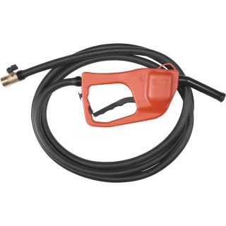 Flo n’ Go Duramax Fuel Caddy Replacement Pump and Hose Assembly — For Use with Duramax 14-Gal. Fuel Caddy, 10ft. Hose, Model# 06932  Fuel Caddies