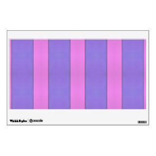 Abstract Geometrical Art Purple And Pink Stripes Wall Skins