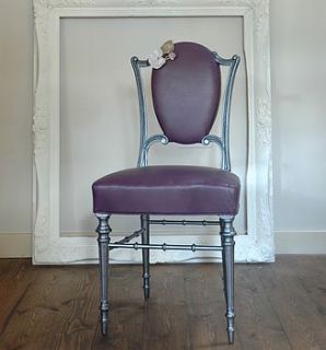 vintage leather corsage chair by ghost furniture