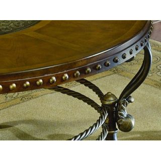 Woodbridge Home Designs 5553 Series Coffee Table with Curved Base