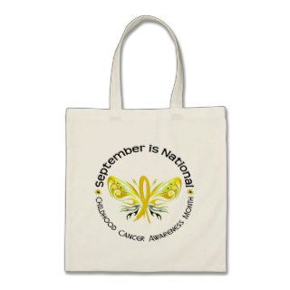 Childhood Cancer Awareness Month Butterfly 3.3 Bag