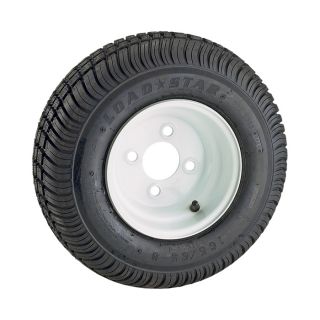 Kenda High Speed Standard Rim Design Trailer Tire Assembly — 16.7 x 6.6 x 8, 4-Hole  8in. High Speed Trailer Tires   Wheels