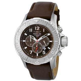 Invicta Men's 4665 II Collection Sport Chronograph Elite Brown Leather Watch Invicta Watches